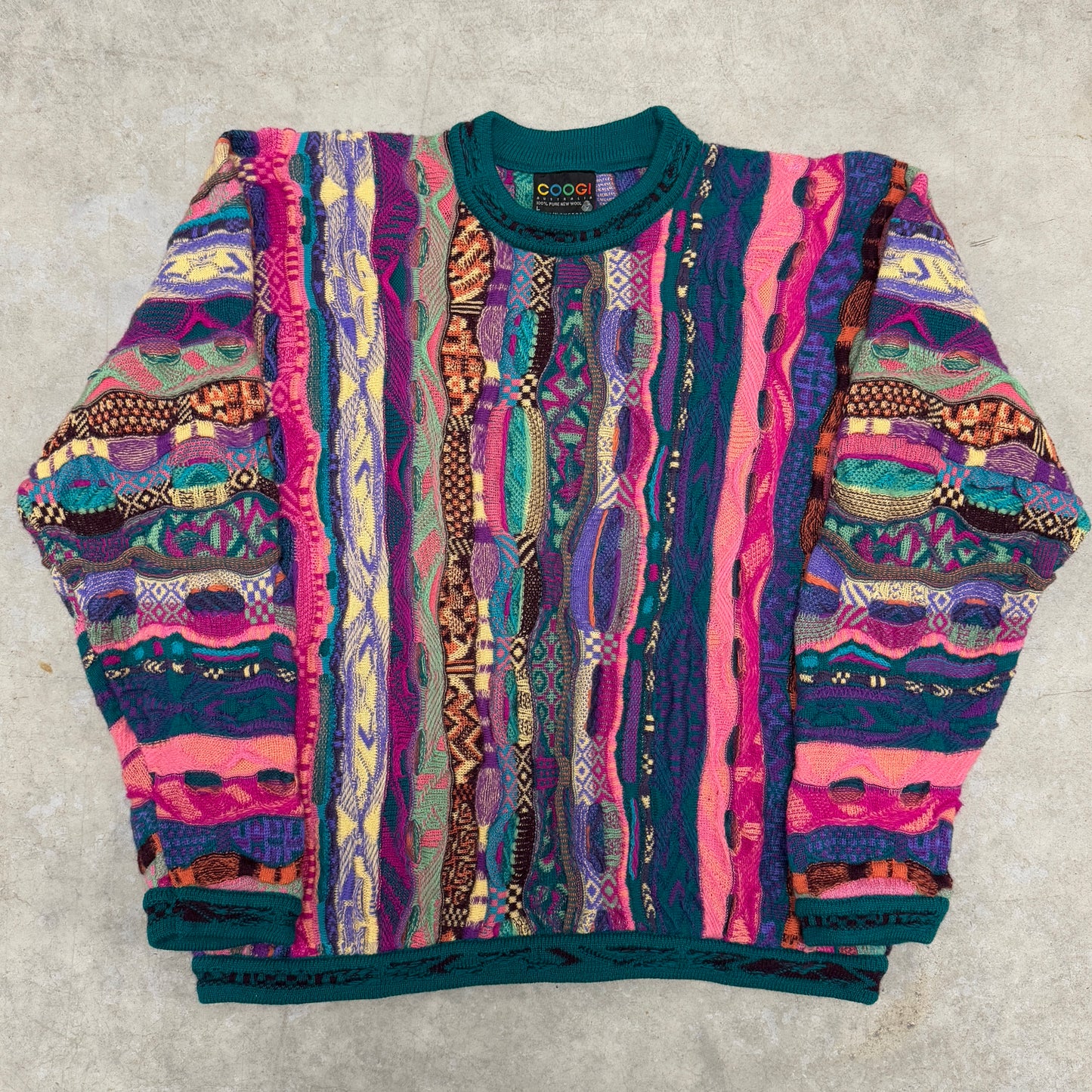 (M/L) 90s Coogi Knit Sweater