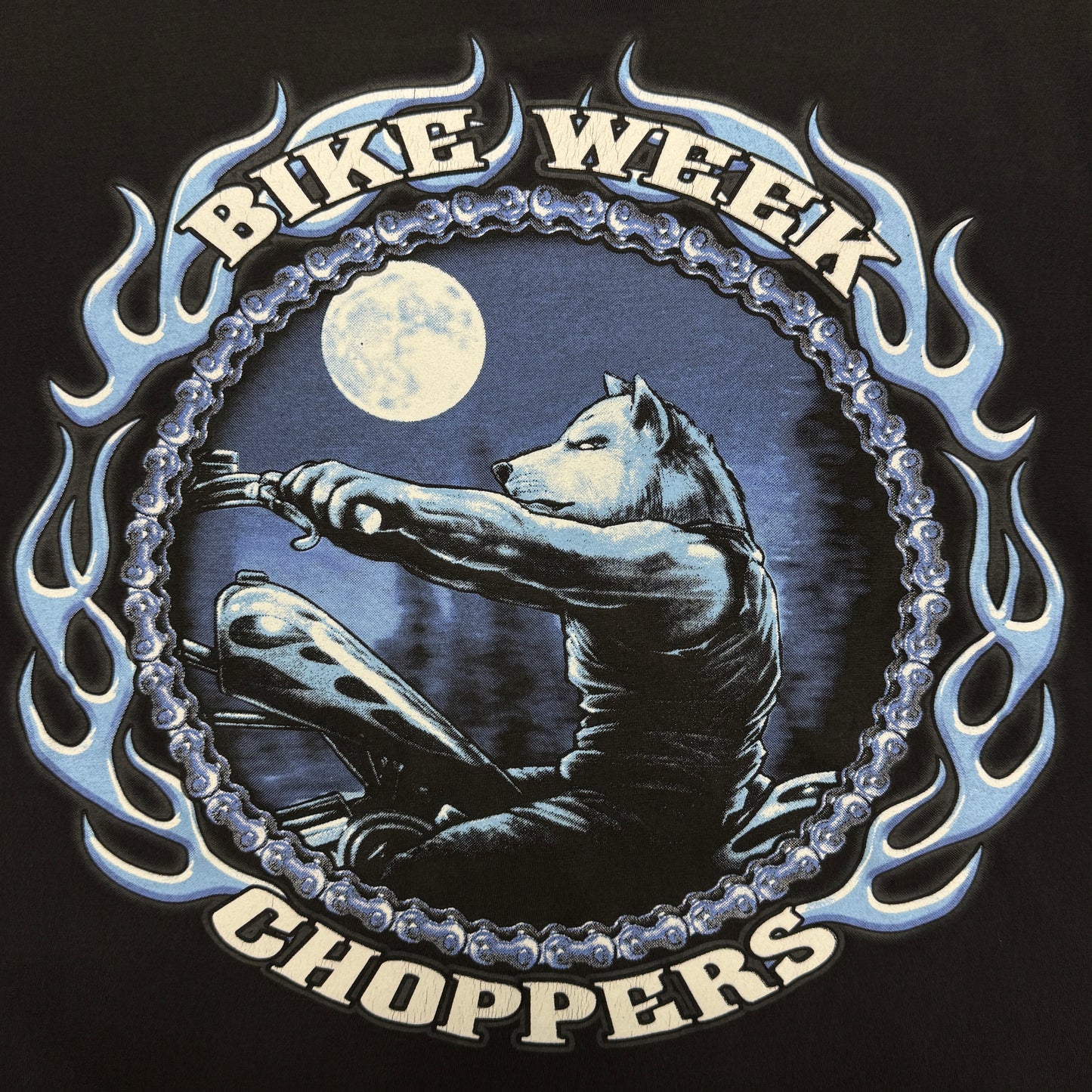 (S/M) Vintage Bike Week Choppers Shirt