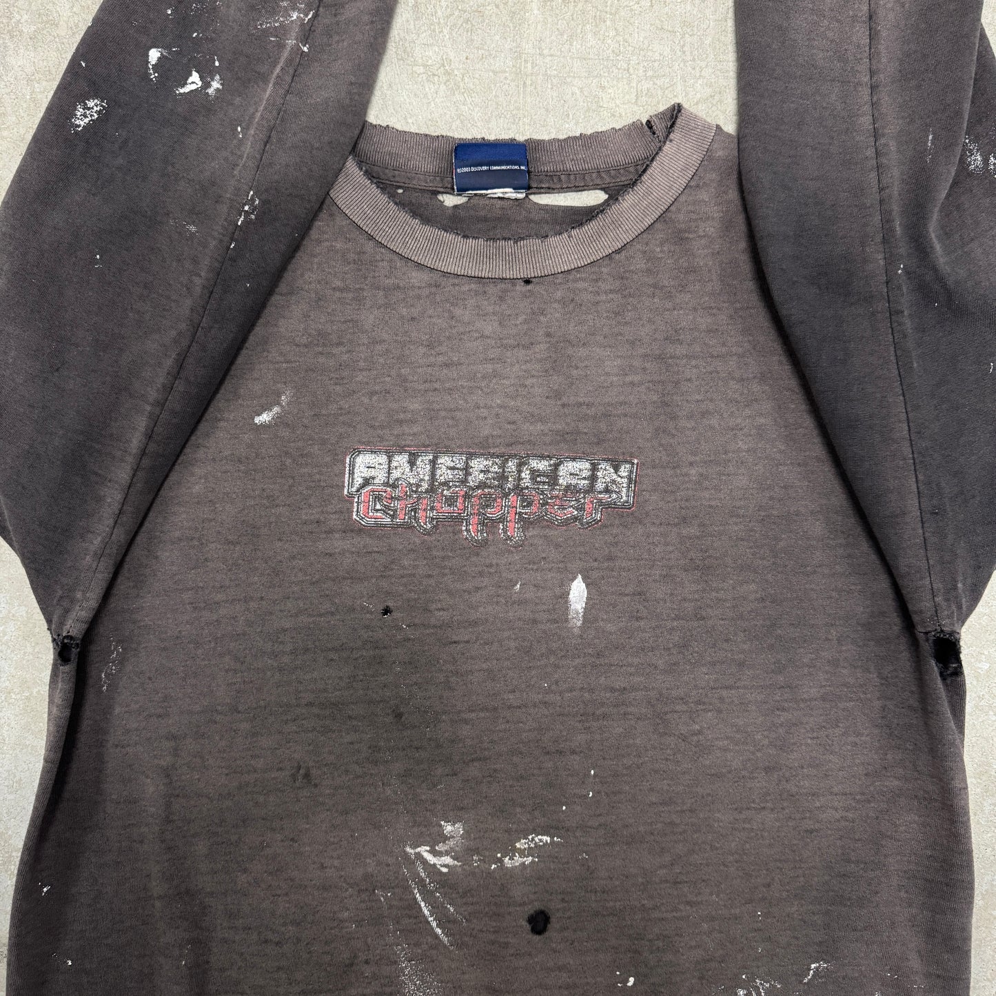 (M) 2003 American Choppers Longsleeve Faded & Distressed