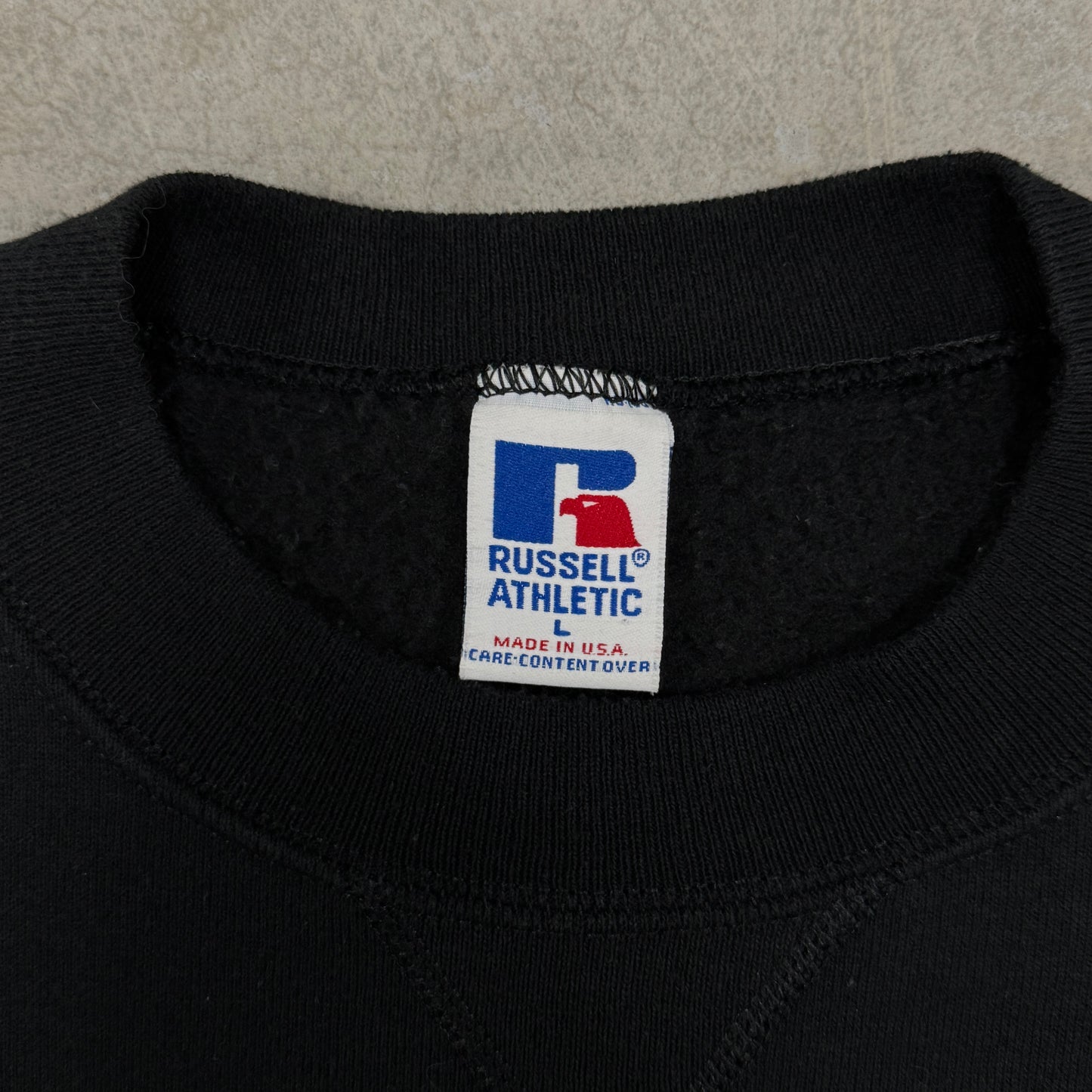 (L) 90s Boston Bruins Russell Crewneck