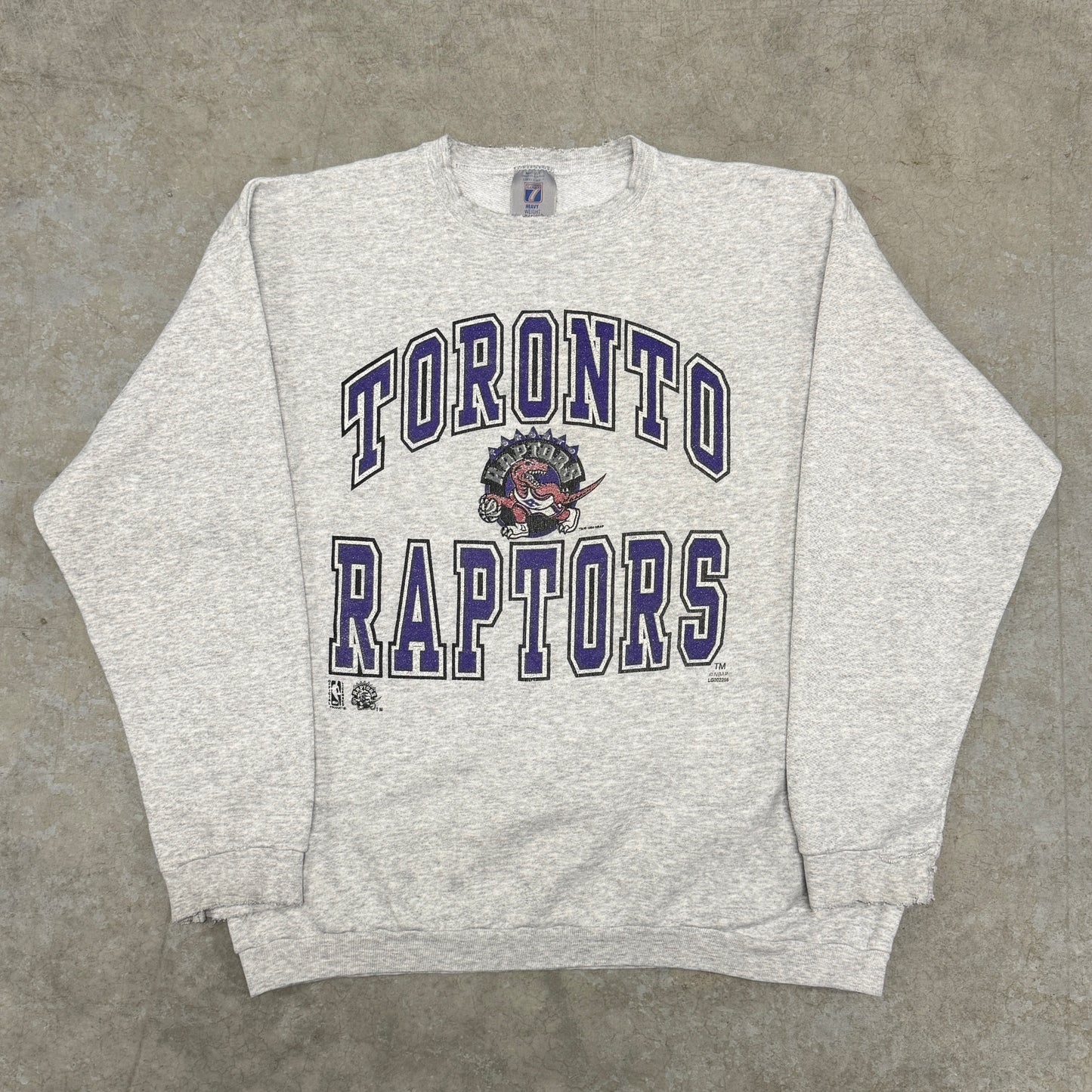 (L/XL) 1994 Toronto Raptors Distressed Crewneck