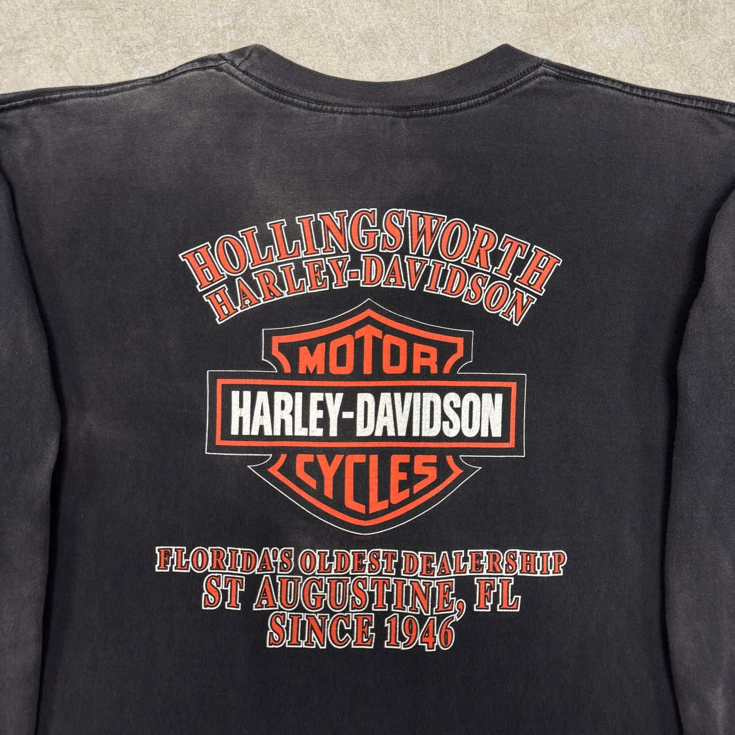 (XL) Vintage Harley Longsleeve Fader