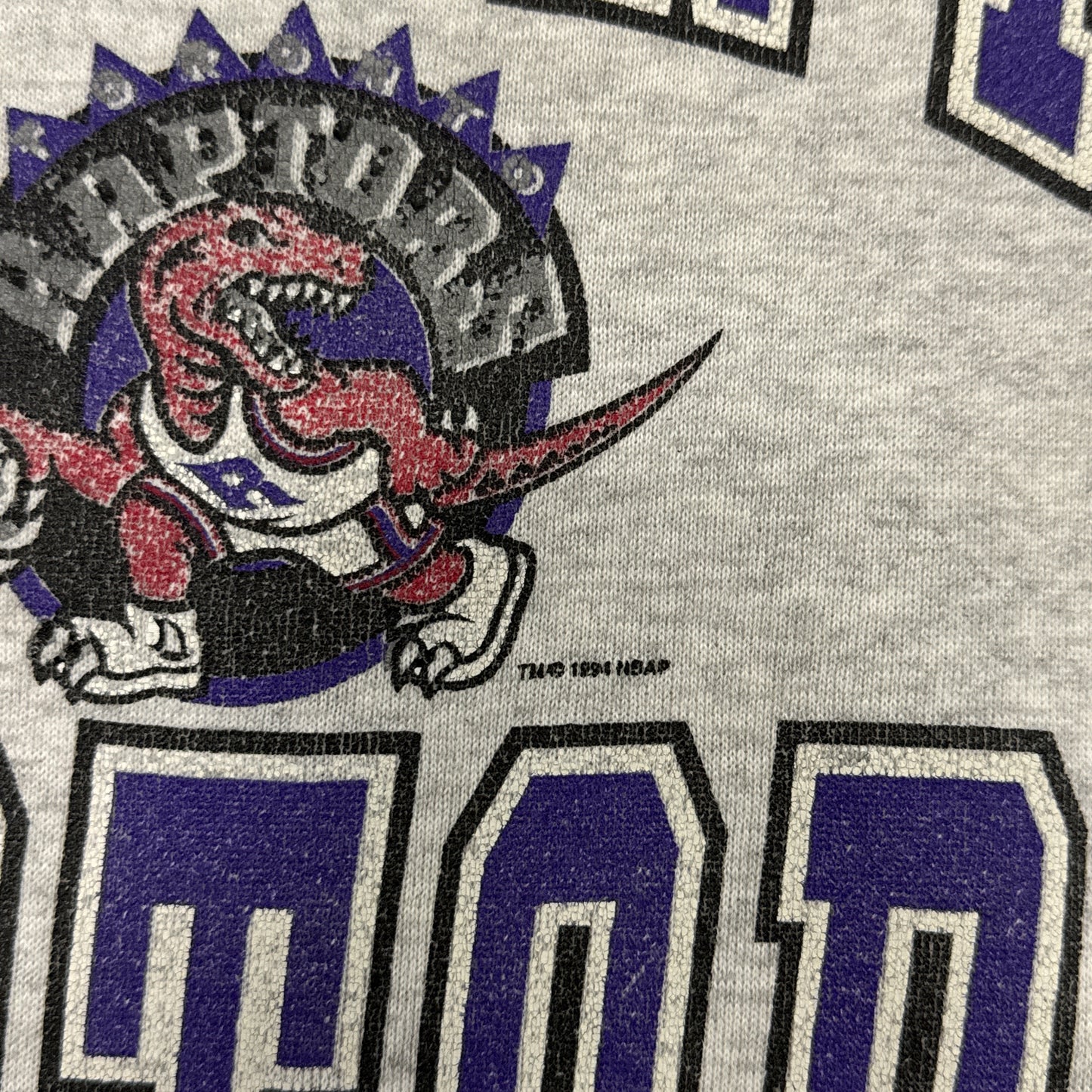 (L/XL) 1994 Toronto Raptors Distressed Crewneck