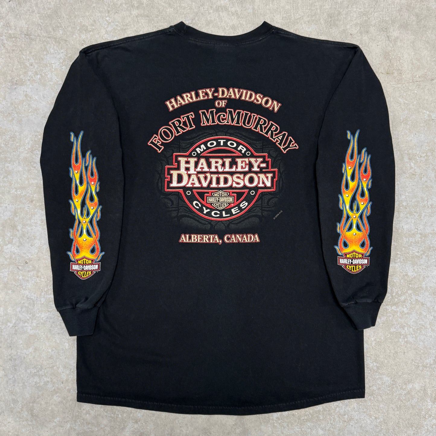 (XL) 2006 Harley Davidson Flame Longsleeve