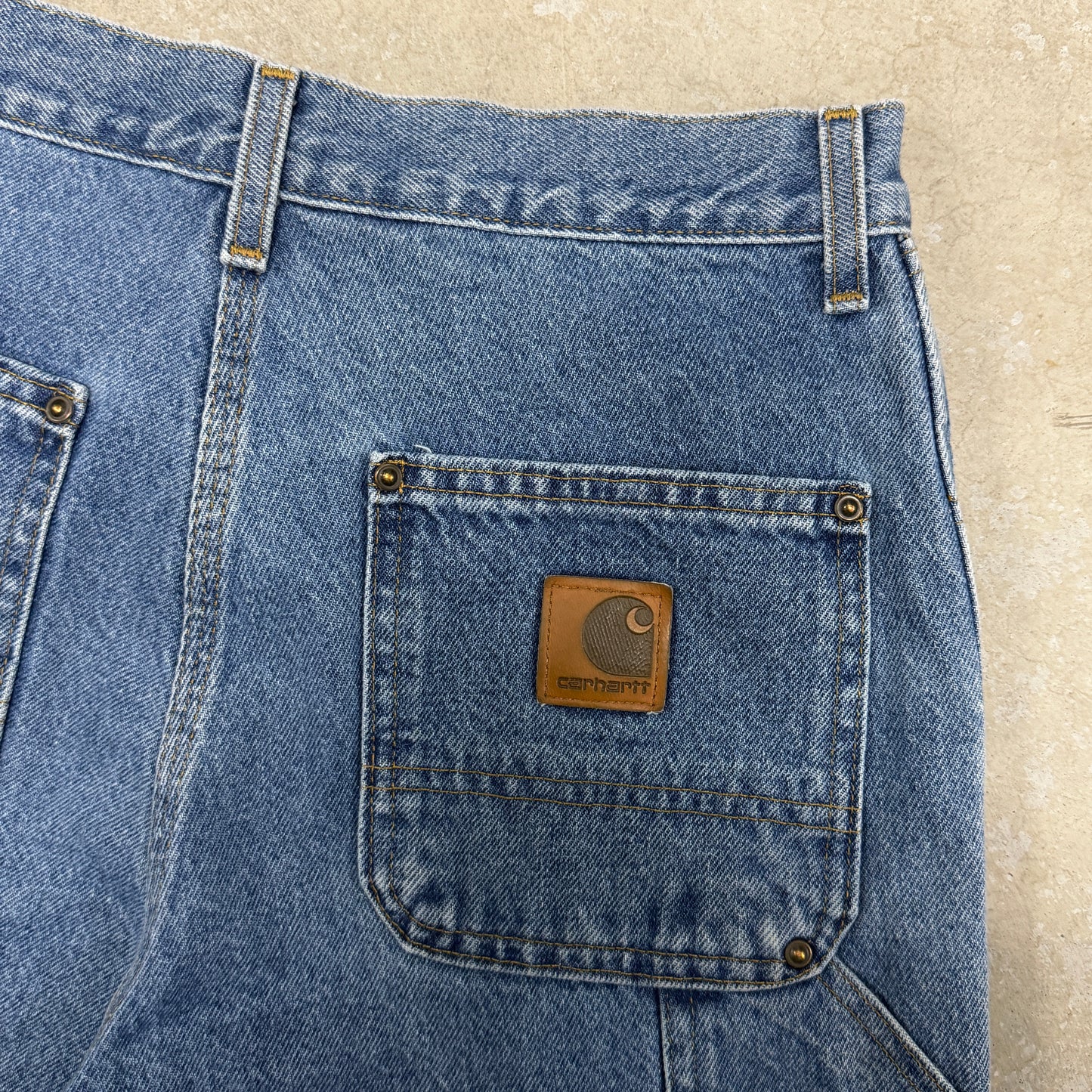 (30) 90s Carhartt Double Knee Shorts B79 DST
