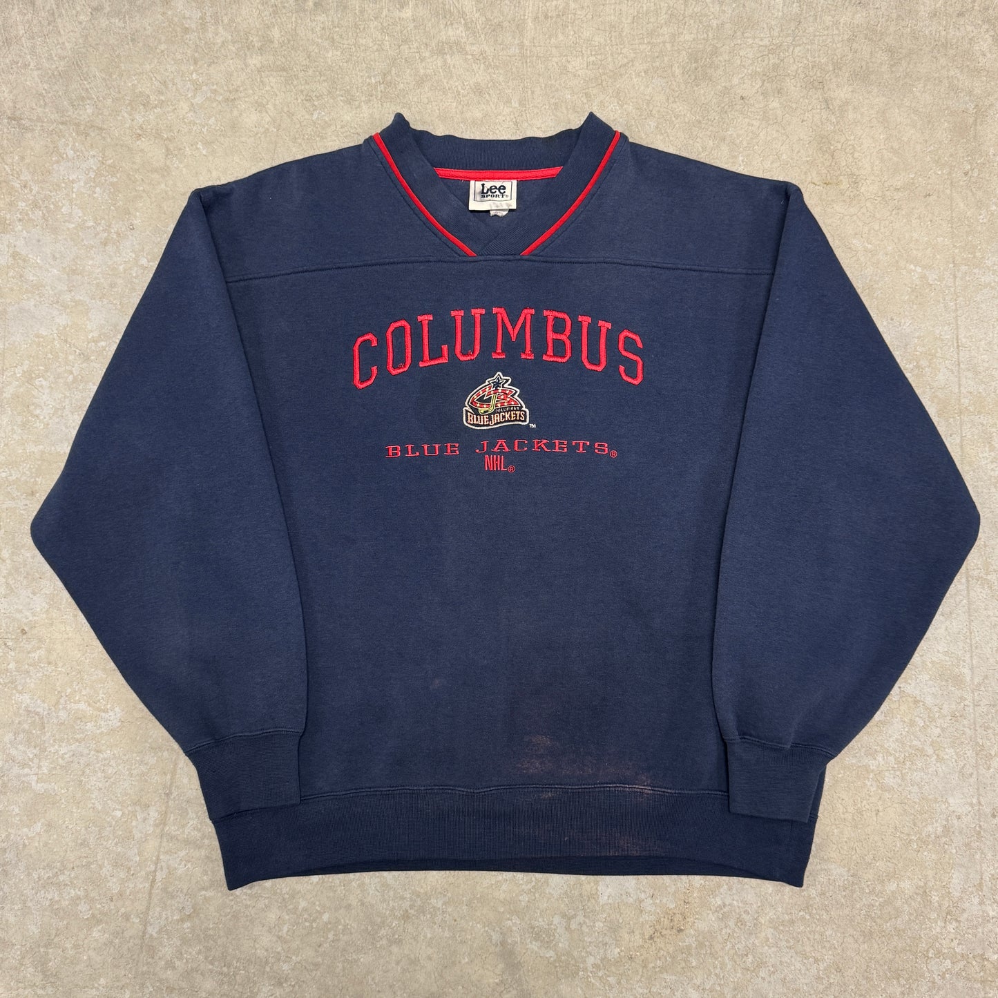 (L) Vintage Columbus Blue Jackets Crewneck
