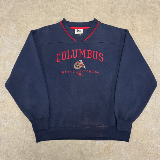 (L) Vintage Columbus Blue Jackets Crewneck