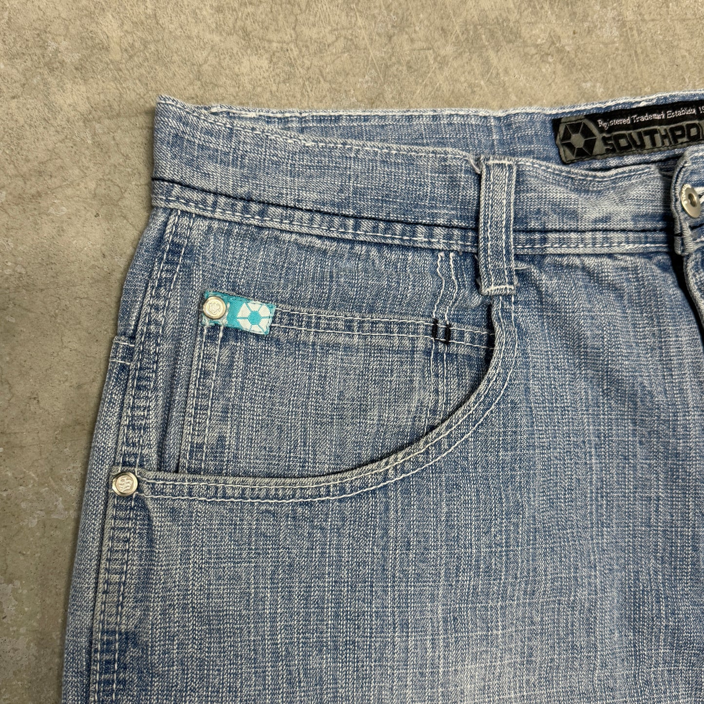 (36) Vintage Southpole Jean Shorts