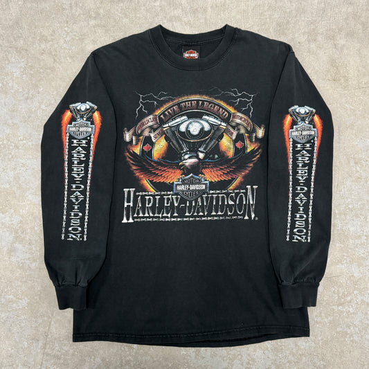 (M) Vintage Harley Davidson Peterborough Longsleeve