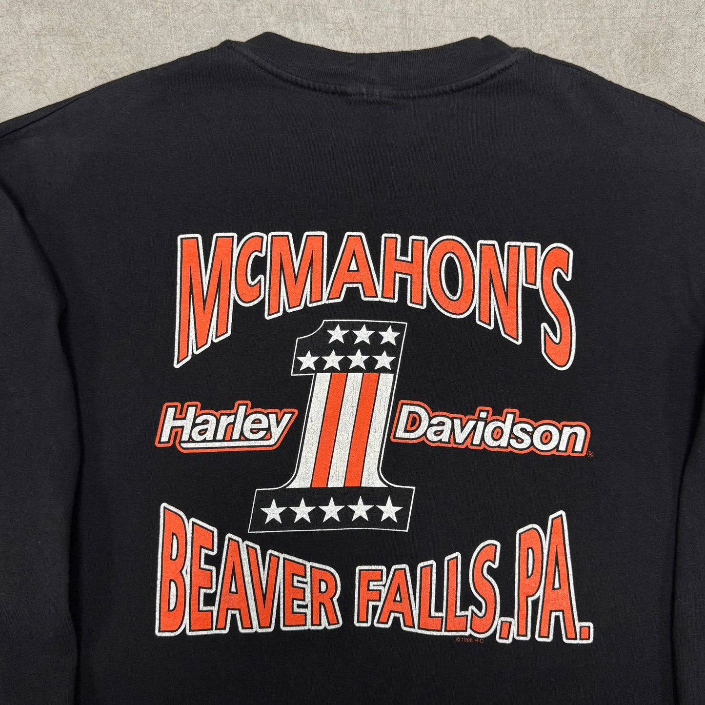 (XL) 1998 Harley Davidson Eagle Flame Longsleeve