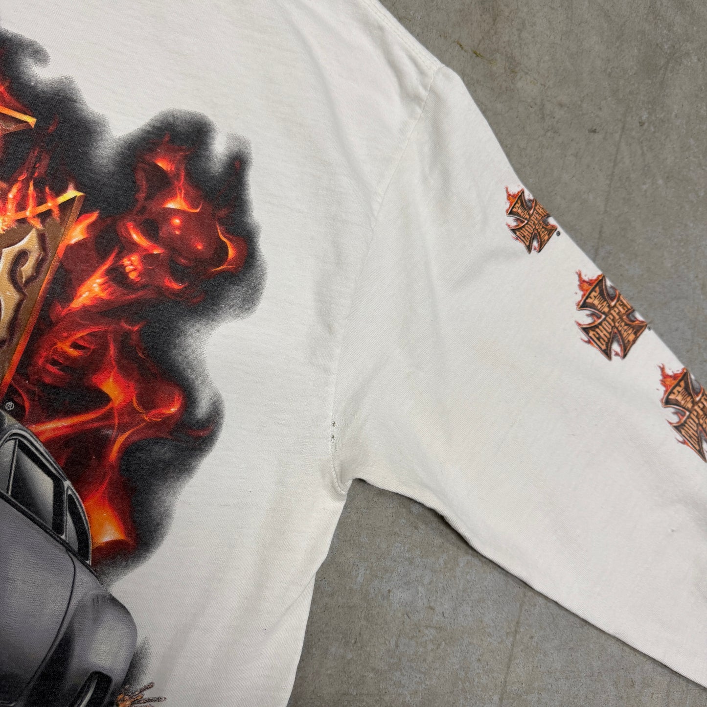 (L) Vintage West Coast Choppers LongSleeve Shirt