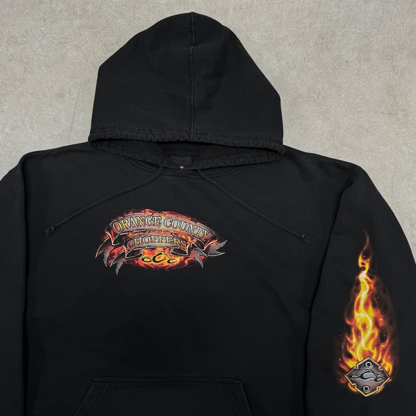 (XL) Vintage Orange County Choppers Hoodie
