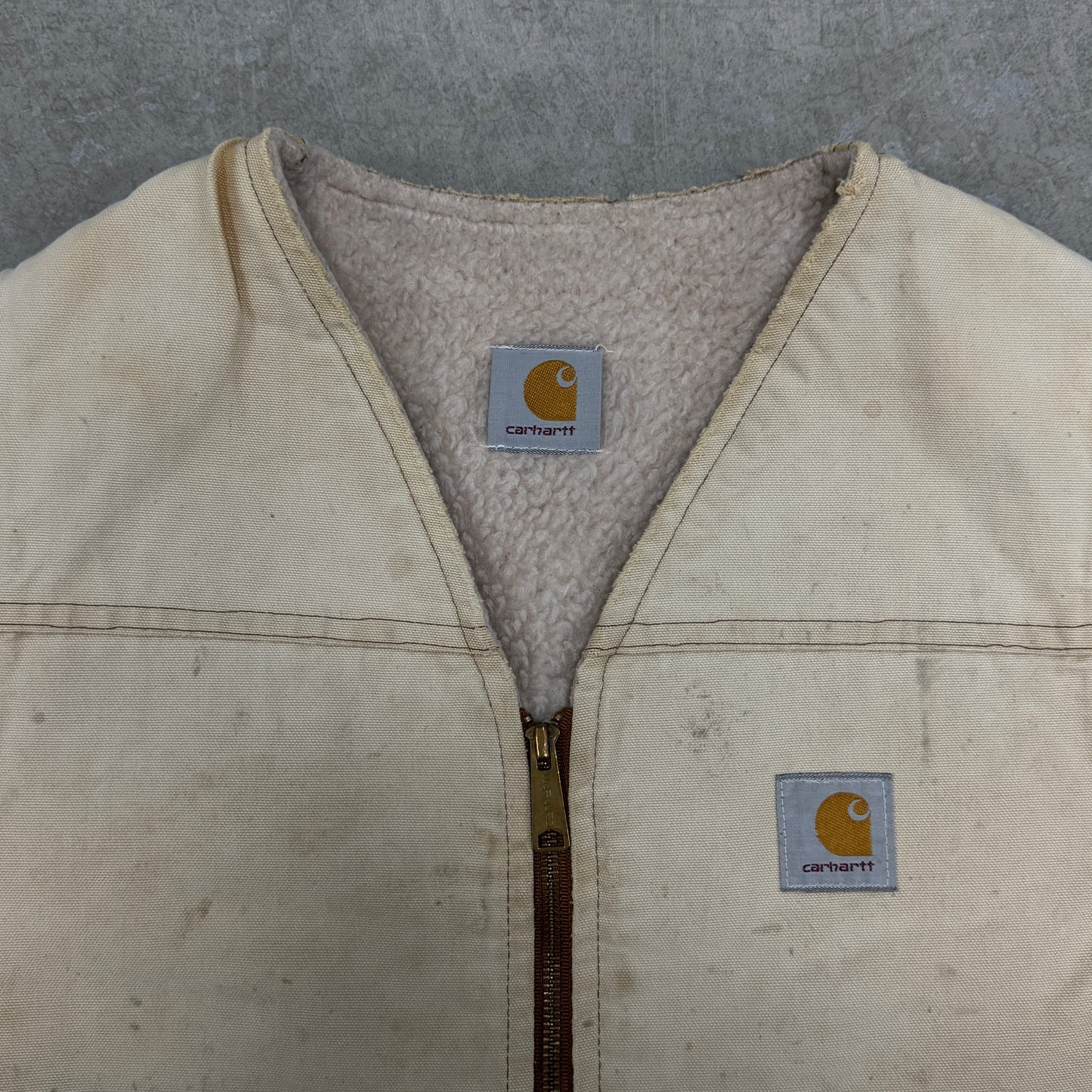 (M) 90s Carhartt Vest Faded & Distressed