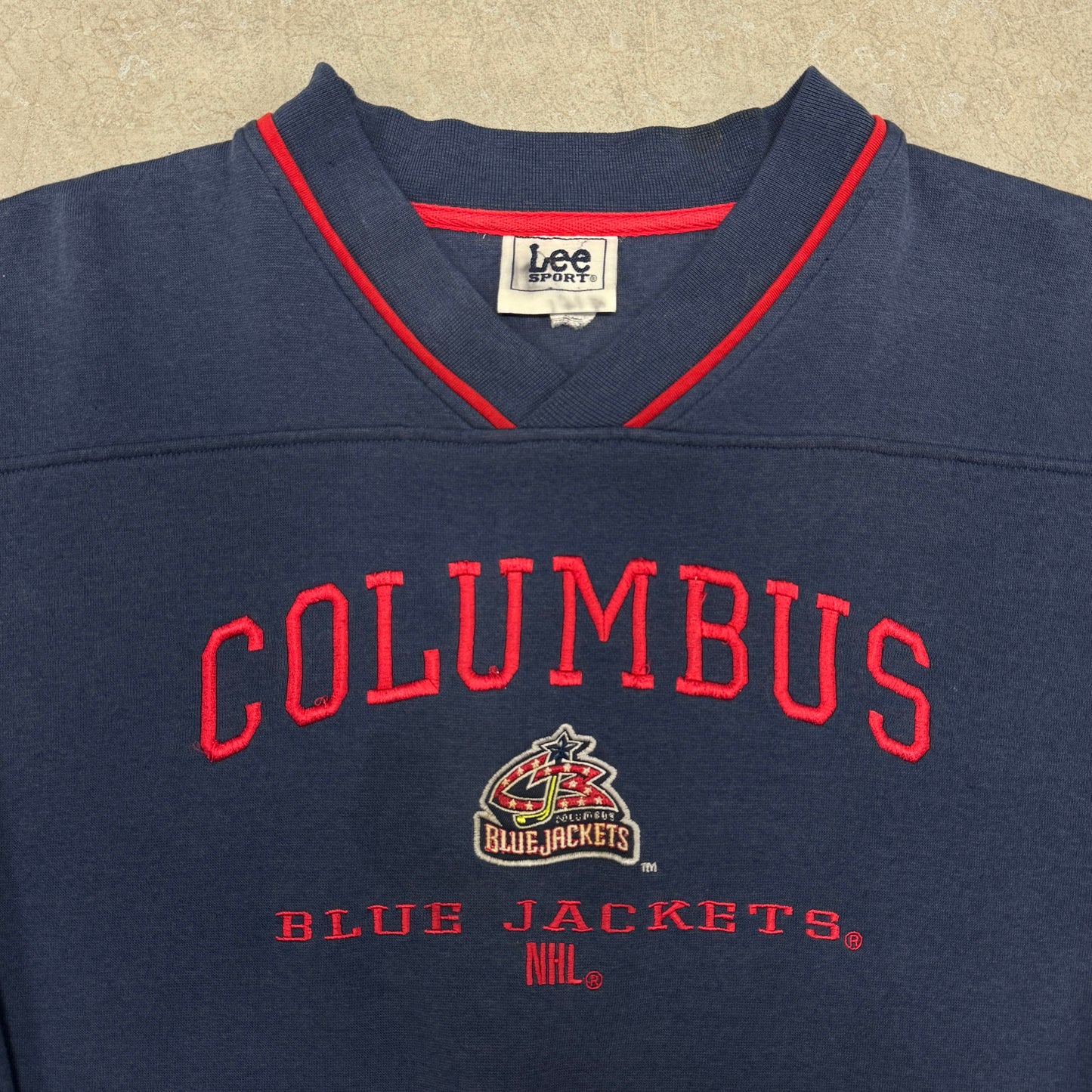 (L) Vintage Columbus Blue Jackets Crewneck