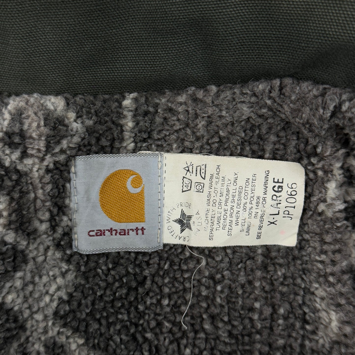 (XL) 90s Carhartt Chore Detroit Aztec Jacket