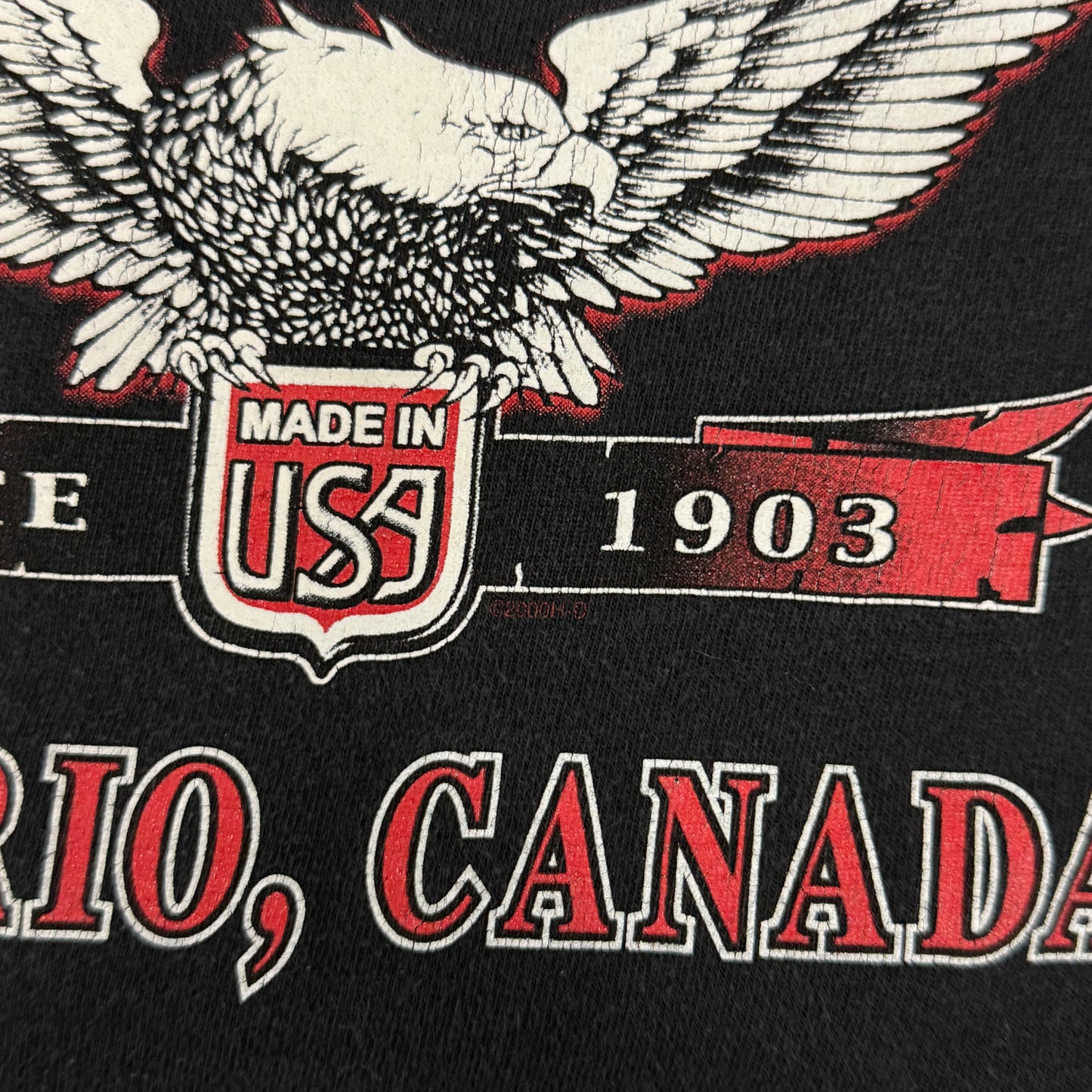 (M) Vintage Harley Davidson Flame Longsleeve