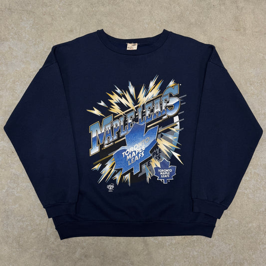 (L) 90s Toronto Maple Leafs Crewneck