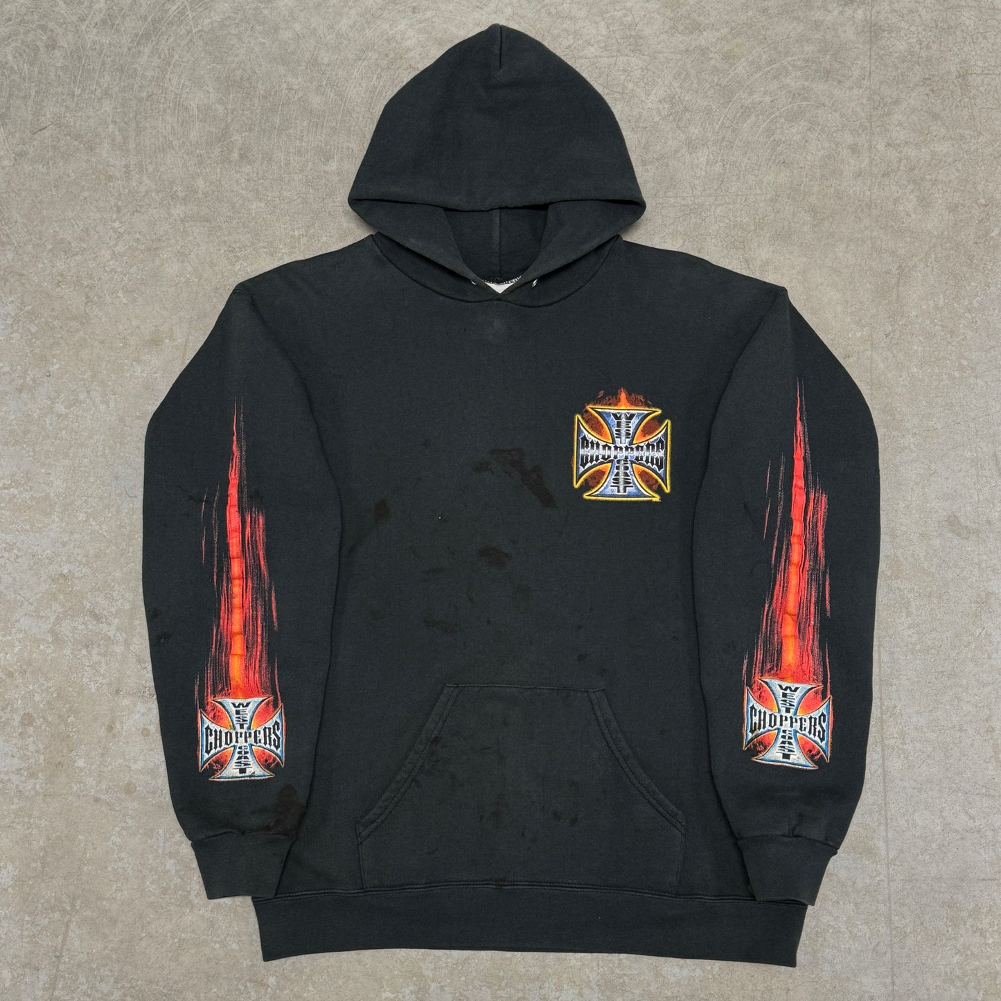(S/M) Vintage West Coast Choppers Hoodie