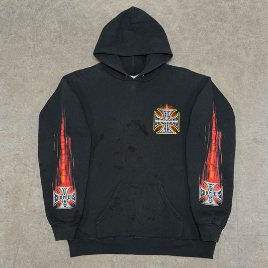 (S/M) Vintage West Coast Choppers Hoodie