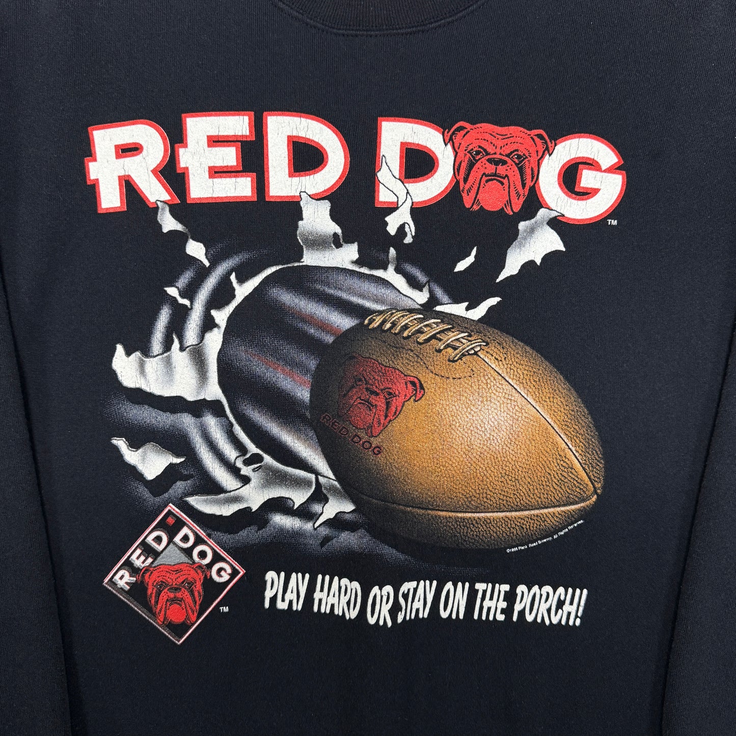 (M) 90s Red Dog Beer Crewneck