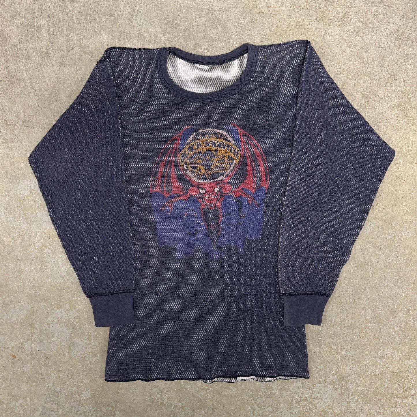 (M) 80s Black Sabbath Thermal Longsleeve