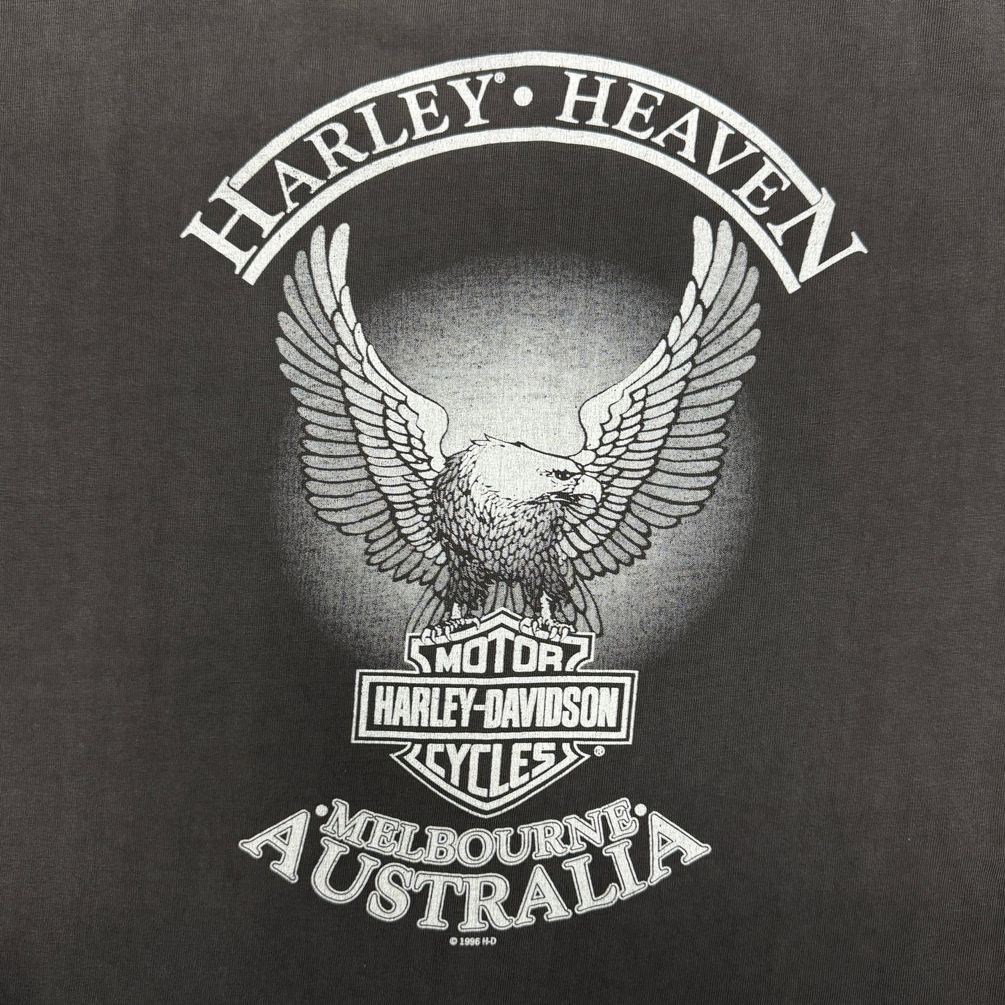 (L) 1999 Harley Davidson Flame Longsleeve Australia