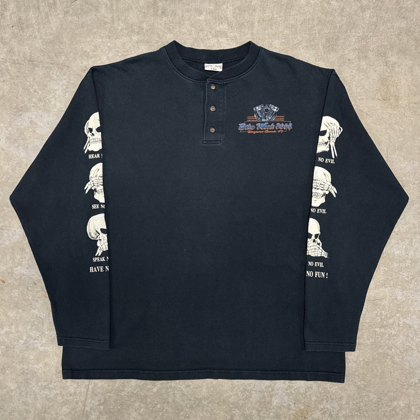 (XL) 2004 Bike Week LongSleeve Shirt Black