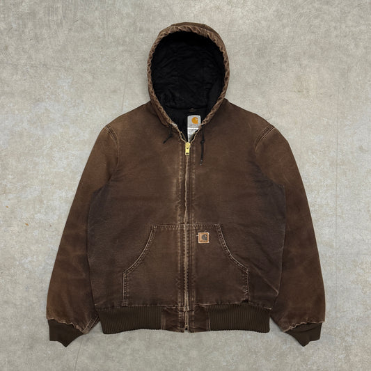 (M) Vintage Carhartt Jacket Faded Brown