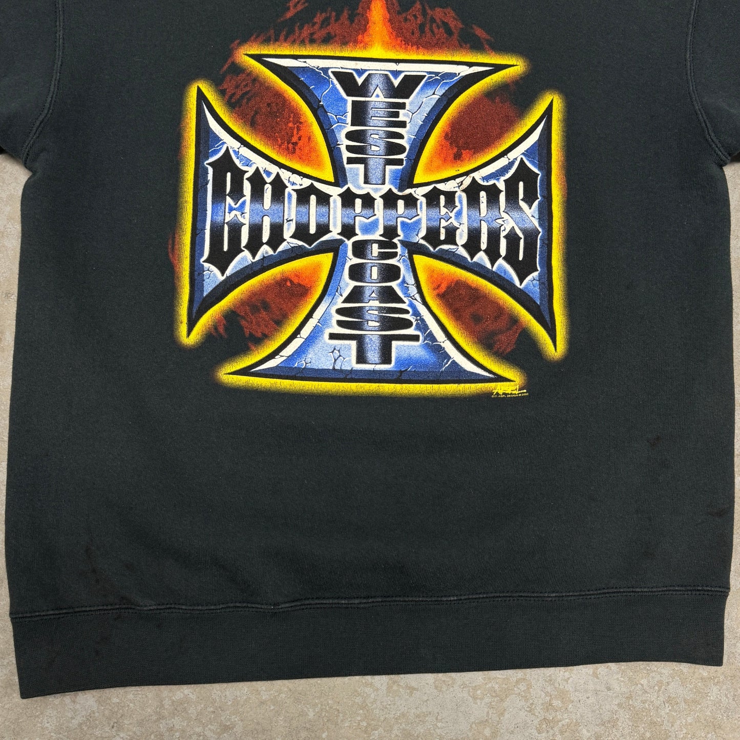 (S/M) Vintage West Coast Choppers Hoodie