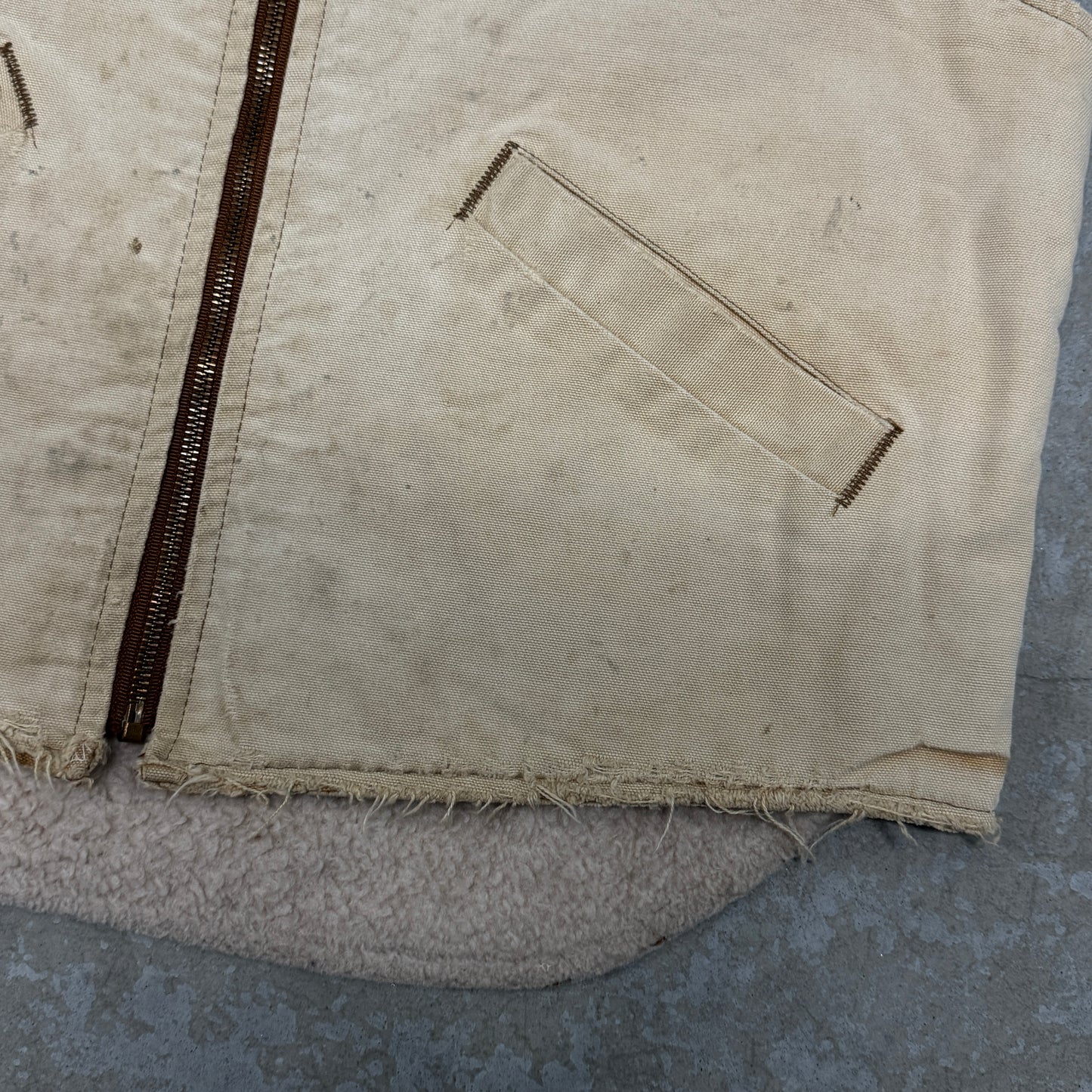 (M) 90s Carhartt Vest Faded & Distressed