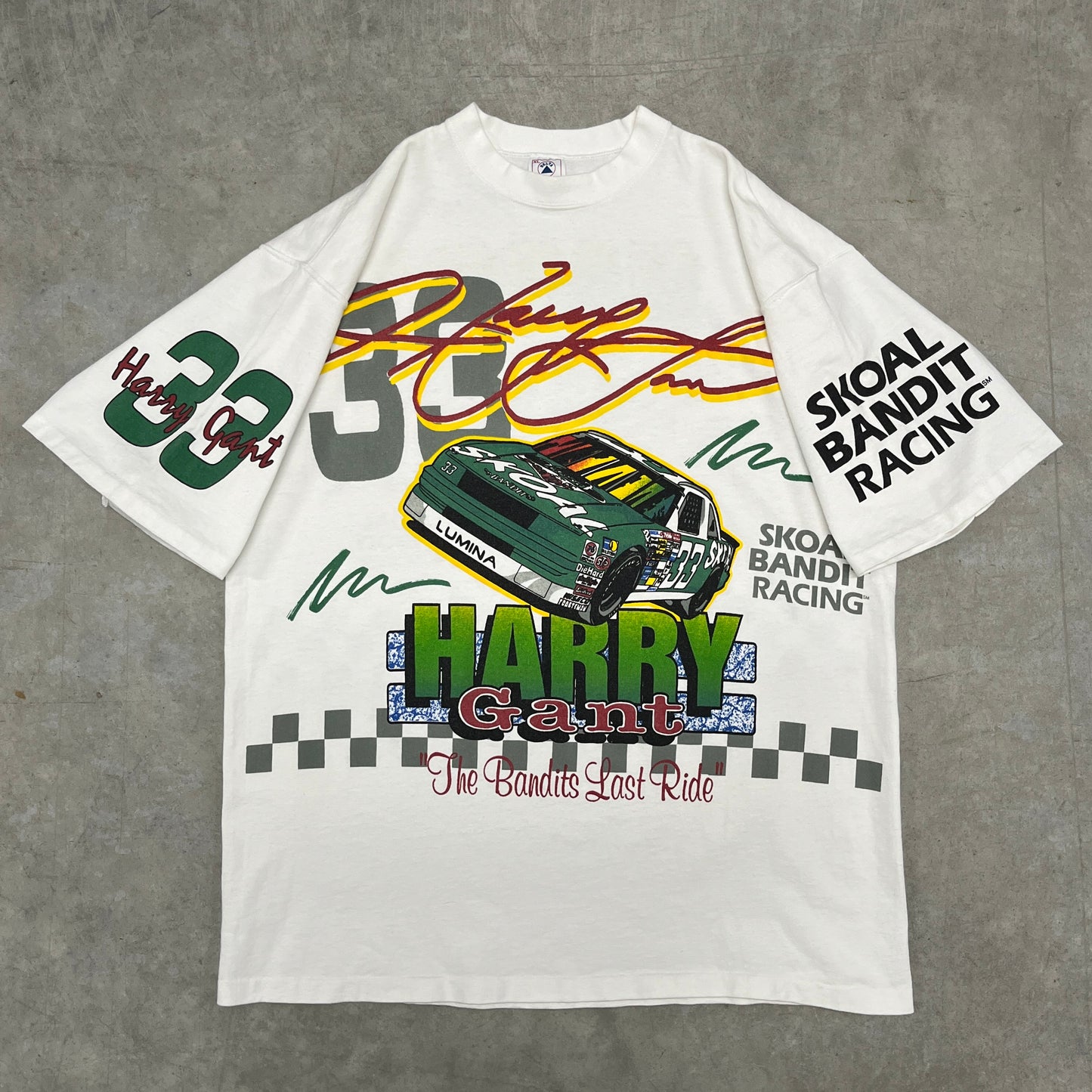 (XL) Vintage Nascar Skoal Racing All Over Print Shirt