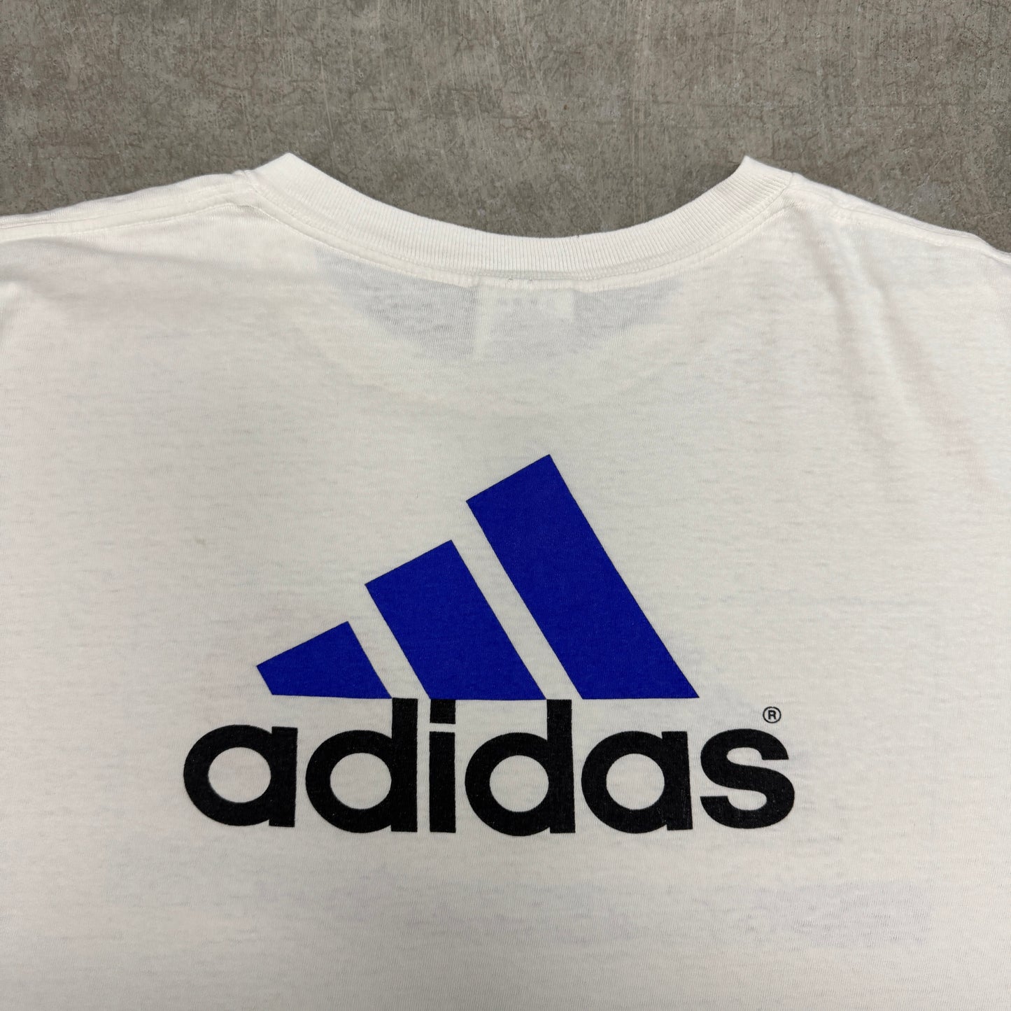 (XL) 90s Adidas Soccer Coaches Shirt
