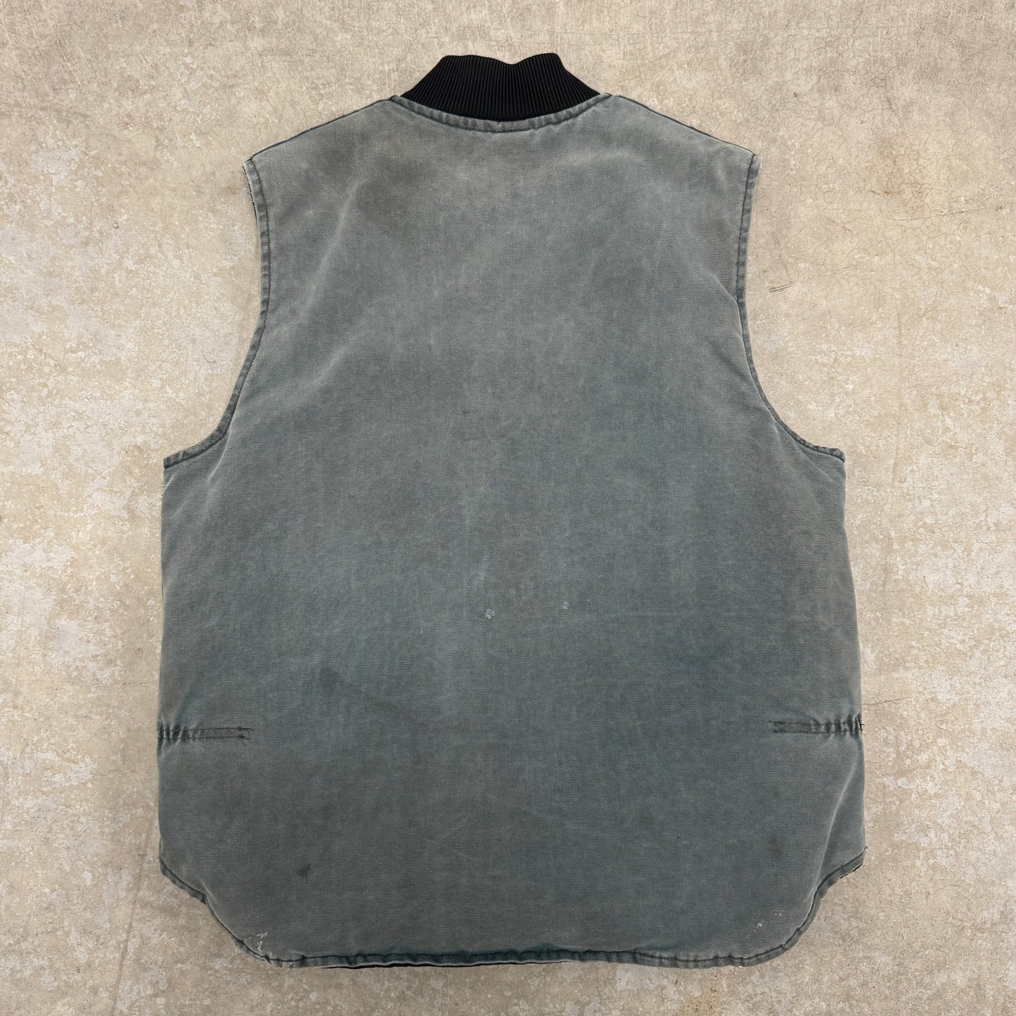 (L) 90s Carhartt Vest Faded Green