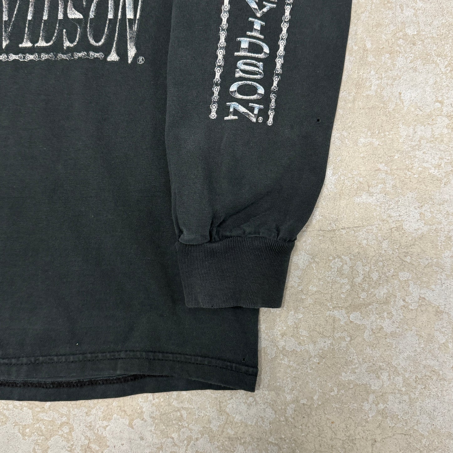 (M) Vintage Harley Davidson Peterborough Longsleeve