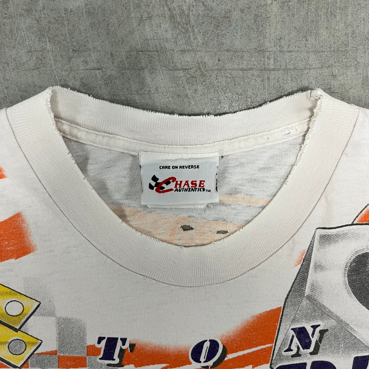 (L) Vintage Tony Stewart Nascar All Over Print Shirt