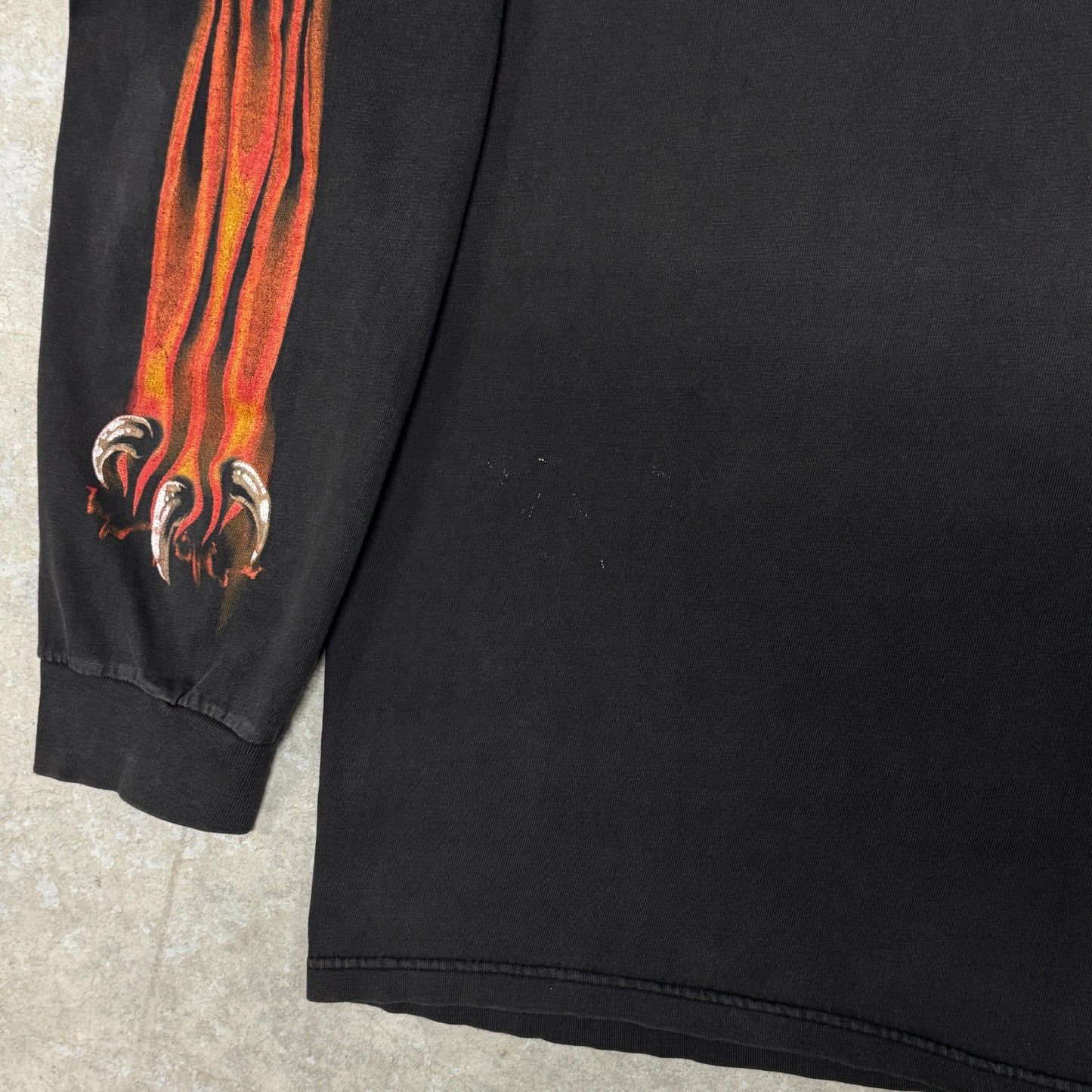 (L) Vintage Harley Flame Longsleeve Shirt
