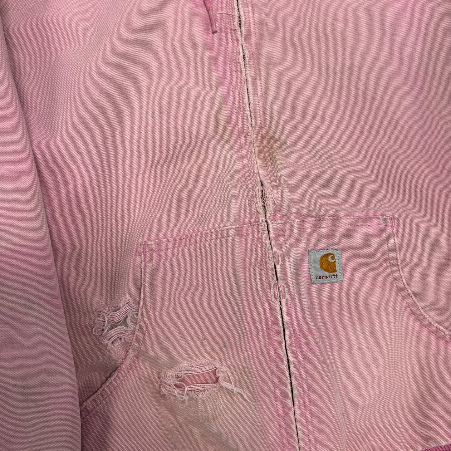 (M) Distressed Vintage Carhartt Jacket Pink