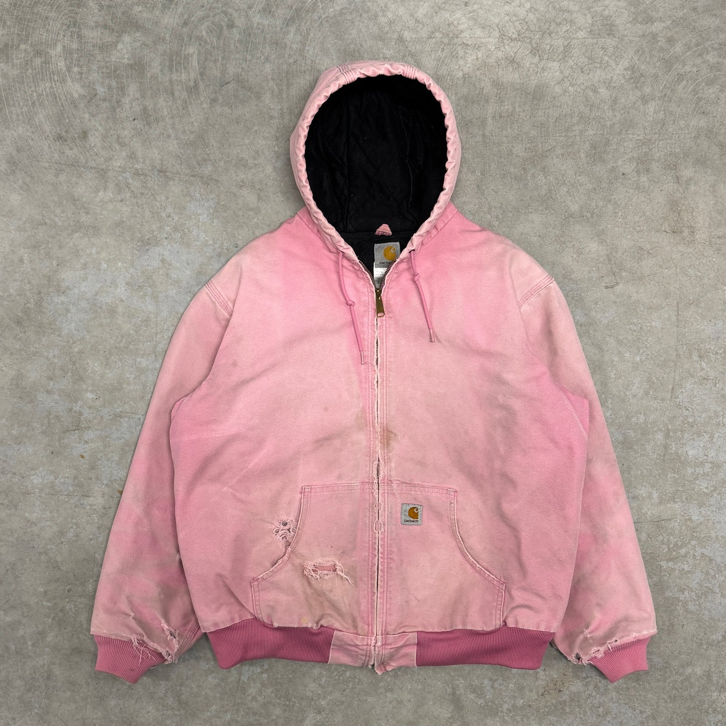 (M) Distressed Vintage Carhartt Jacket Pink
