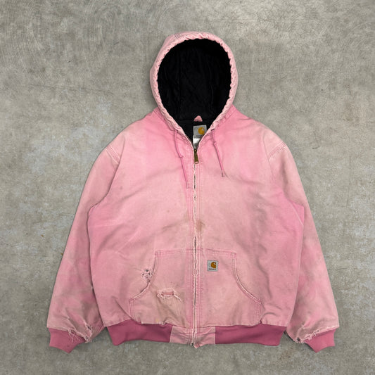 (M) Distressed Vintage Carhartt Jacket Pink