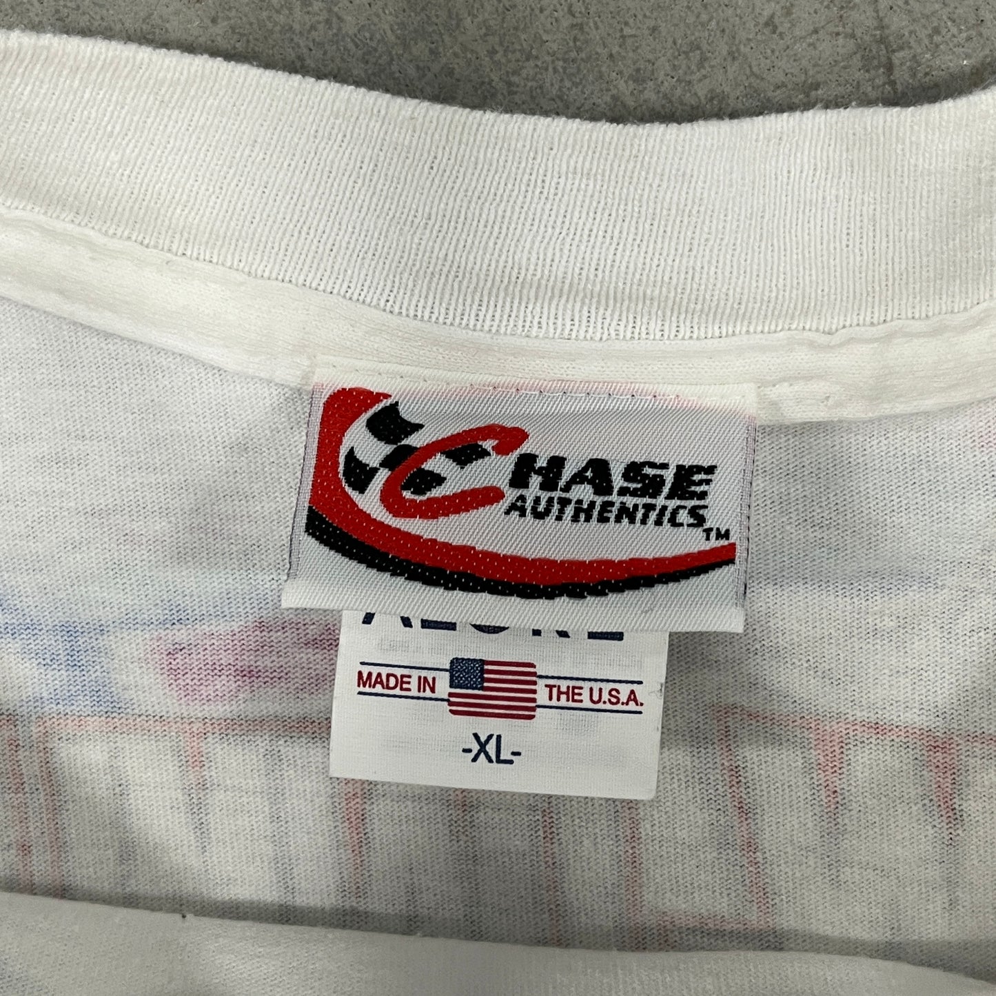 (XL) Vintage Nascar All Over Print Shirt