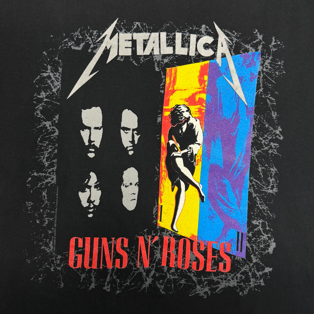 (XL) 1992 Metallica Guns N’ Roses Shirt
