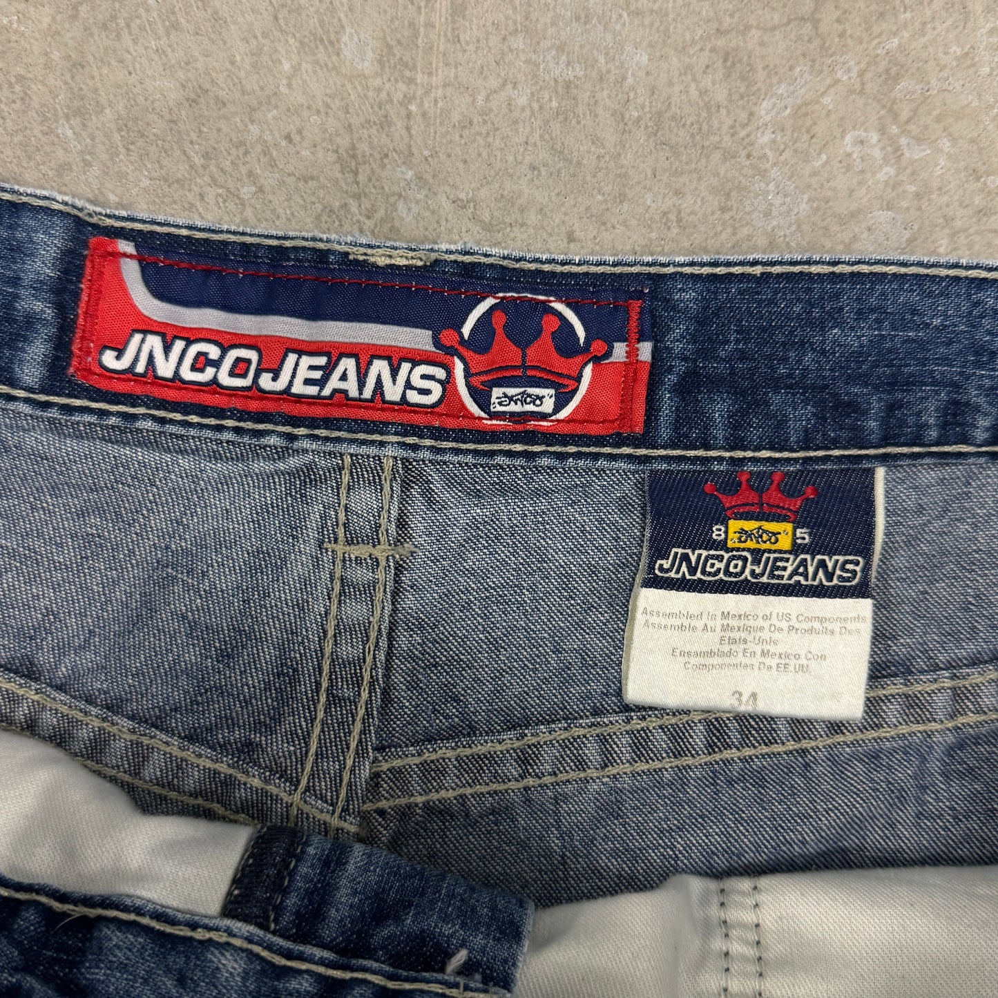 (34) Vintage JNCO Jean Shorts
