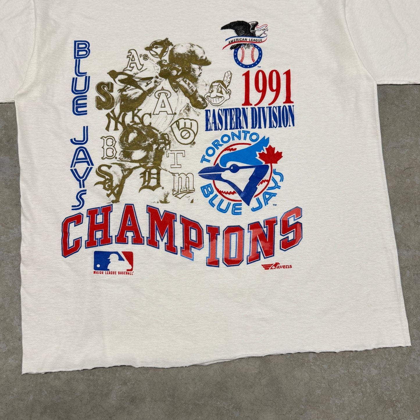(L) 1991 Toronto Blue Jays Champions Shirt