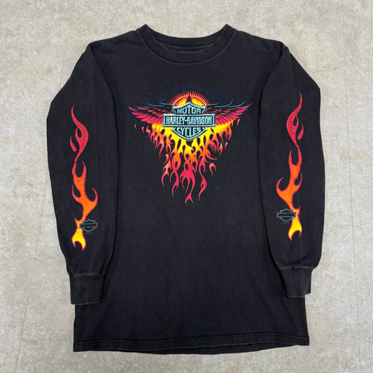 (M) Vintage Harley Davidson Flame Longsleeve