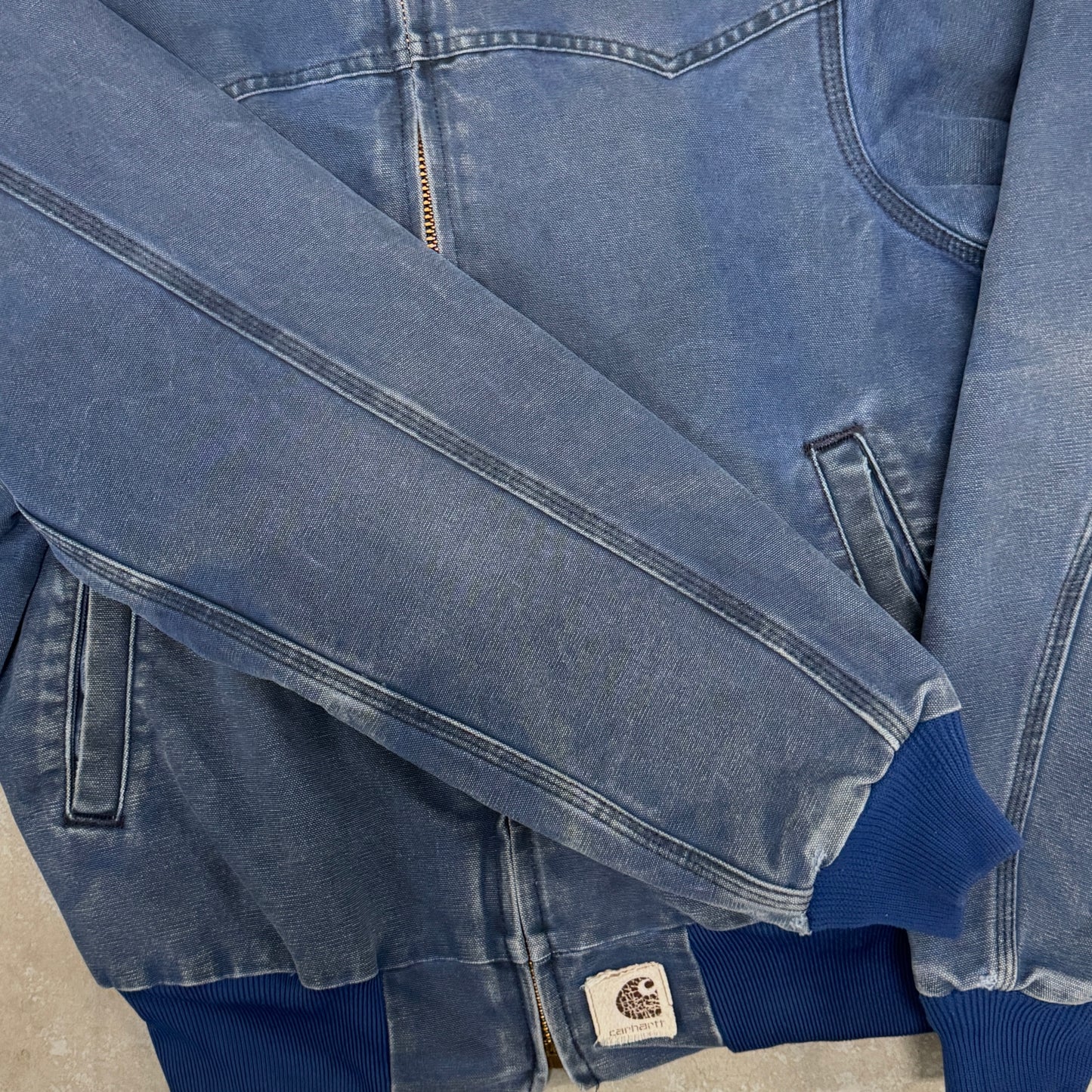 (M) 90s Carhartt Santa Fe Jacket J14 BLU