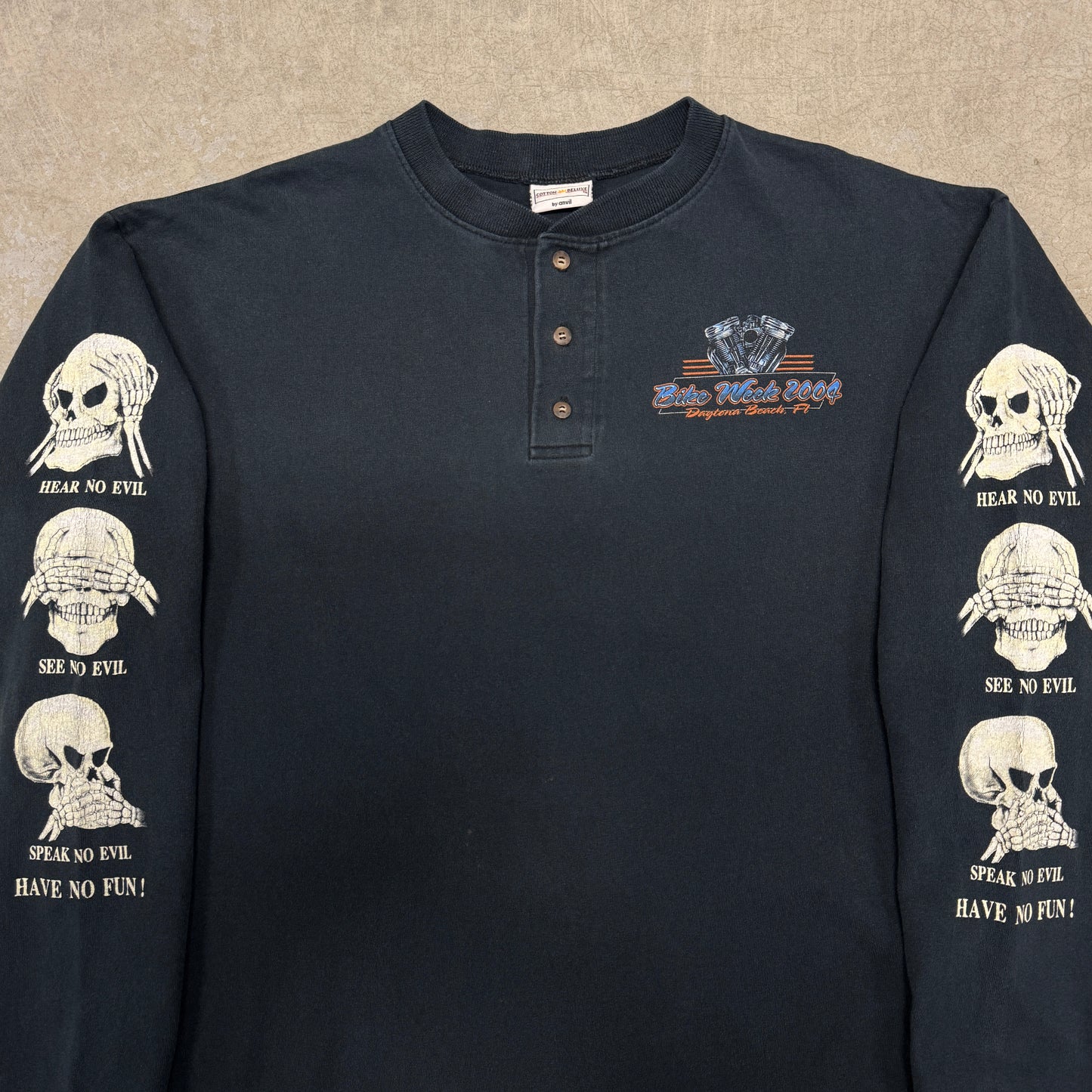 (XL) 2004 Bike Week LongSleeve Shirt Black