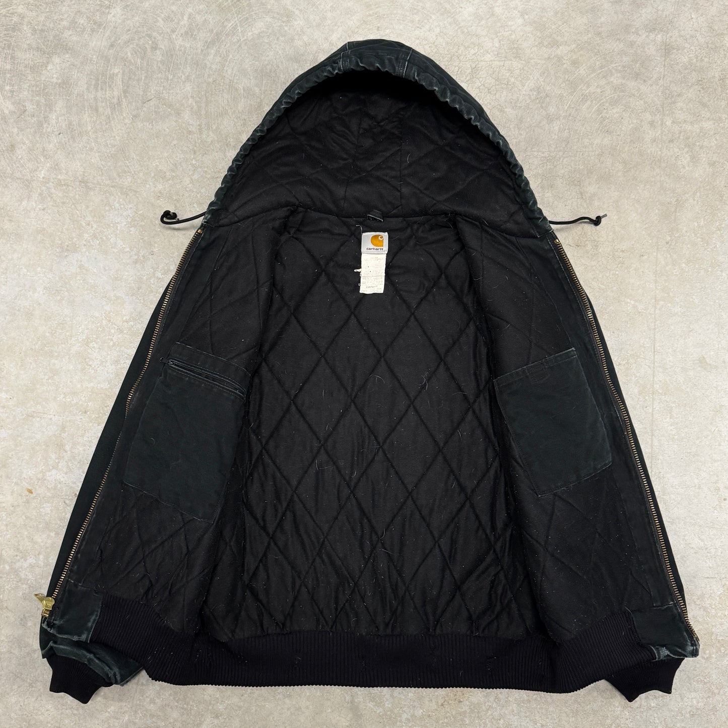 (XL) Vintage Carhartt Active Jacket Black