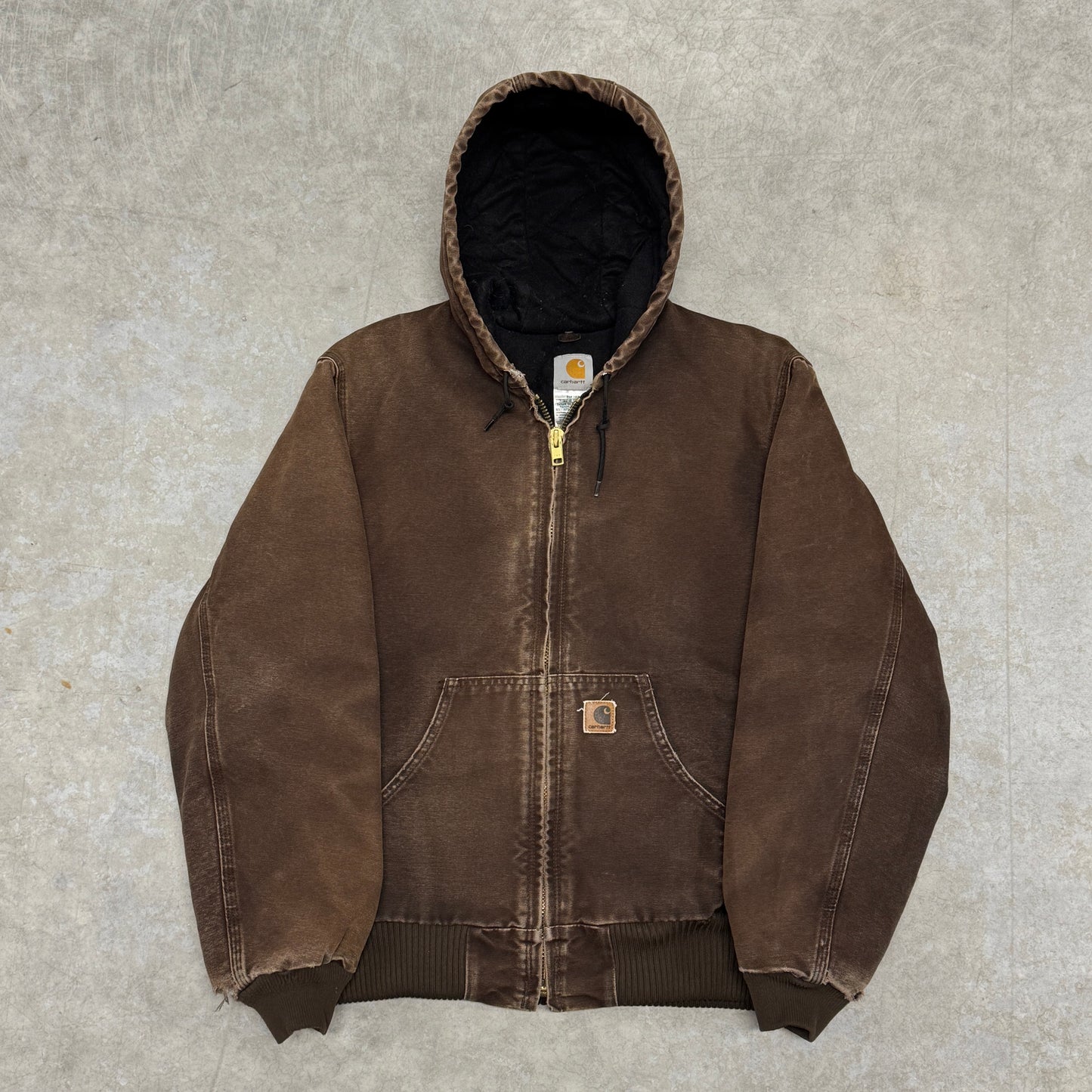 (M) Vintage Carhartt Jacket Faded Brown