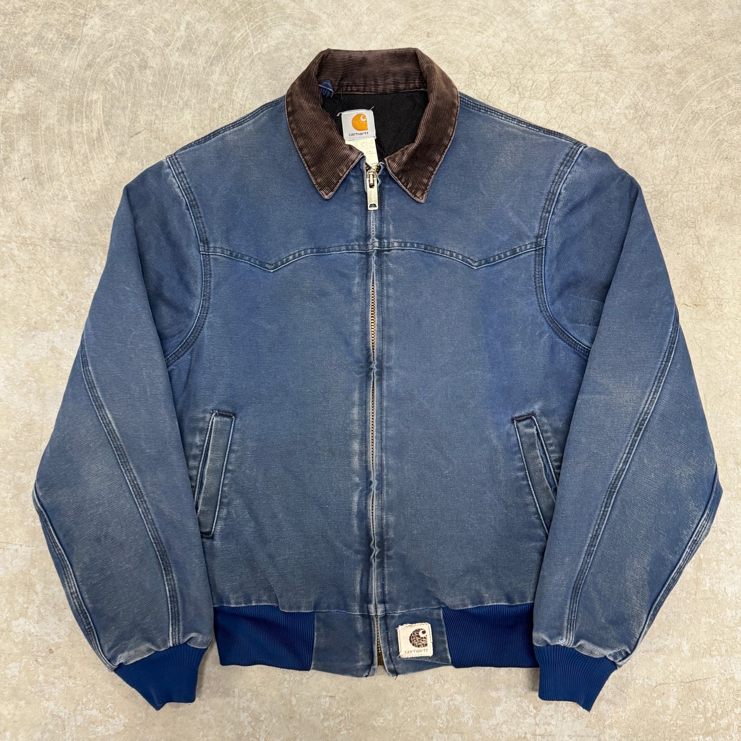 (M) 90s Carhartt Santa Fe Jacket J14 BLU