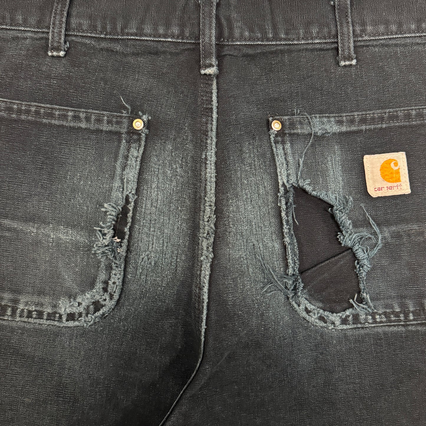 (32) Thrashed Carhartt Double Knee Shorts